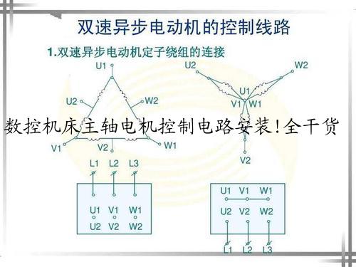 数控机床主轴电机控制电路安装!全干货