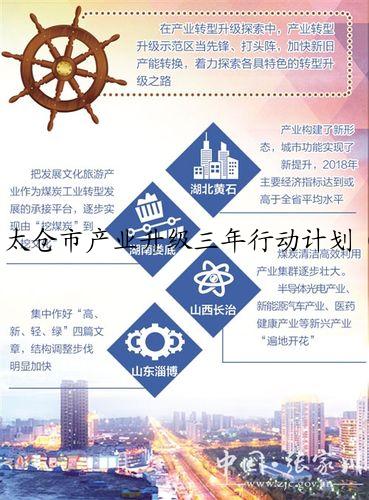 太仓市产业升级三年行动计划（2018—2020年）
