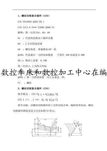 数控车床和数控加工中心在编程方面有什么区别？