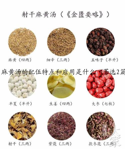 麻黄汤的配伍特点和应用是什么 (菁选2篇)