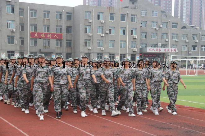 【沧州职教中心】盐山职教中心开设的专业大全