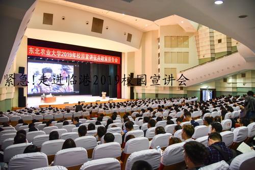 紧急!走进临港2019校园宣讲会