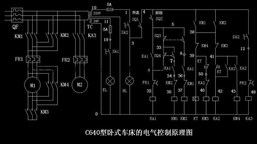 《数控车床》电气控制原理图、电气柜安装照片