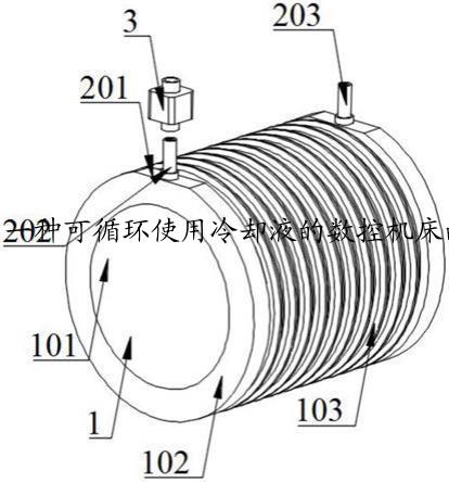 一种可循环使用冷却液的数控机床的制作方法