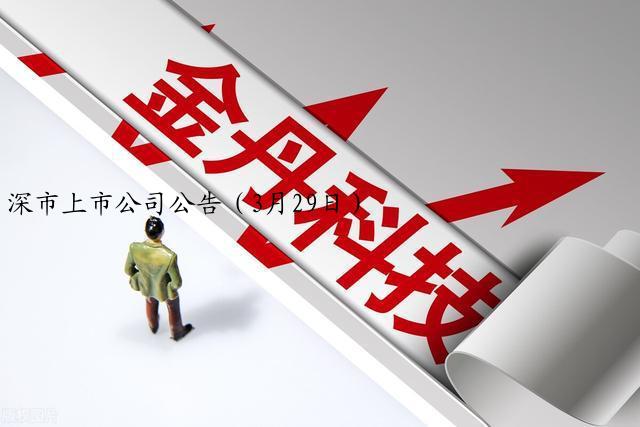 深市上市公司公告（3月29日）
