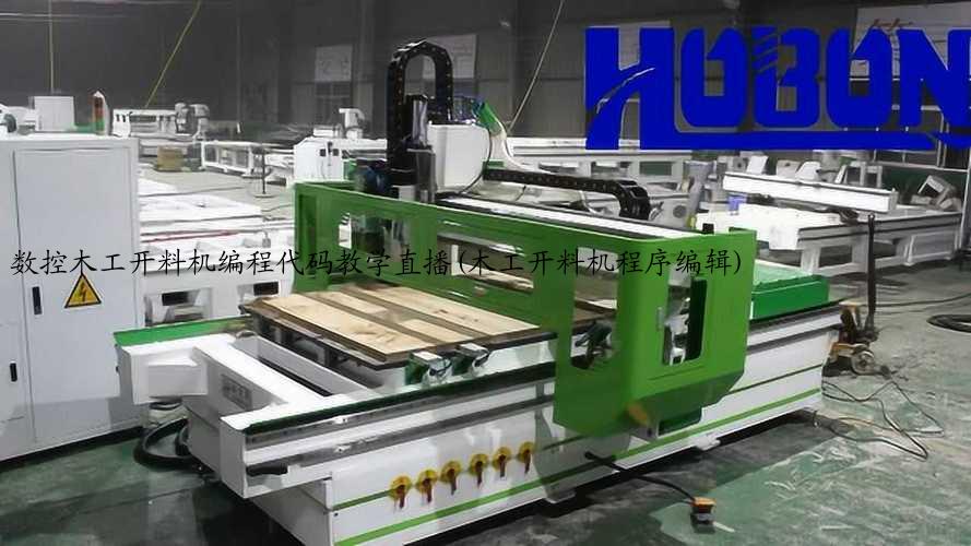数控木工开料机编程代码教学直播(木工开料机程序编辑)