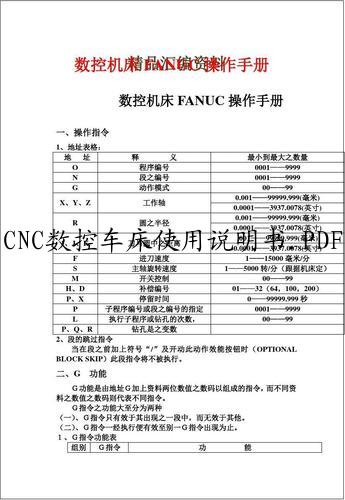 CNC数控车床使用说明书.PDF